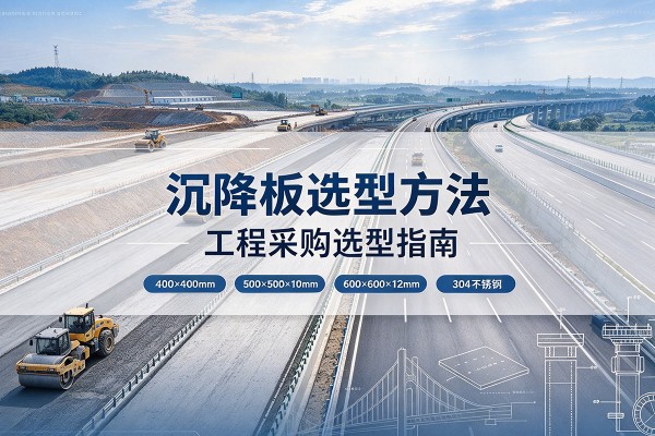 小金沉降板选择方法