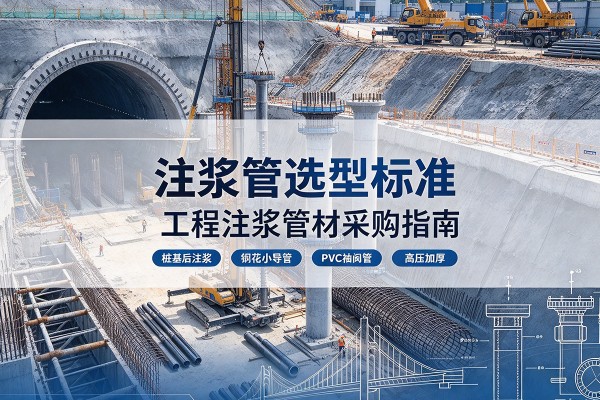 小金注浆管选型标准