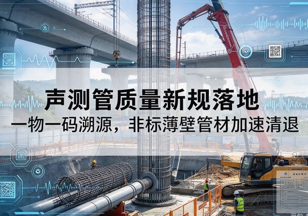 小金声测管质量新规落地，一物一码溯源，非标薄壁管材加速清退