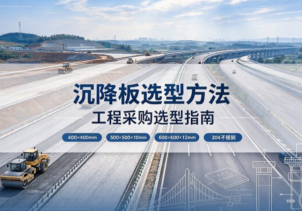小金沉降板选择方法