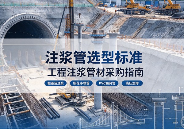 小金注浆管选型标准